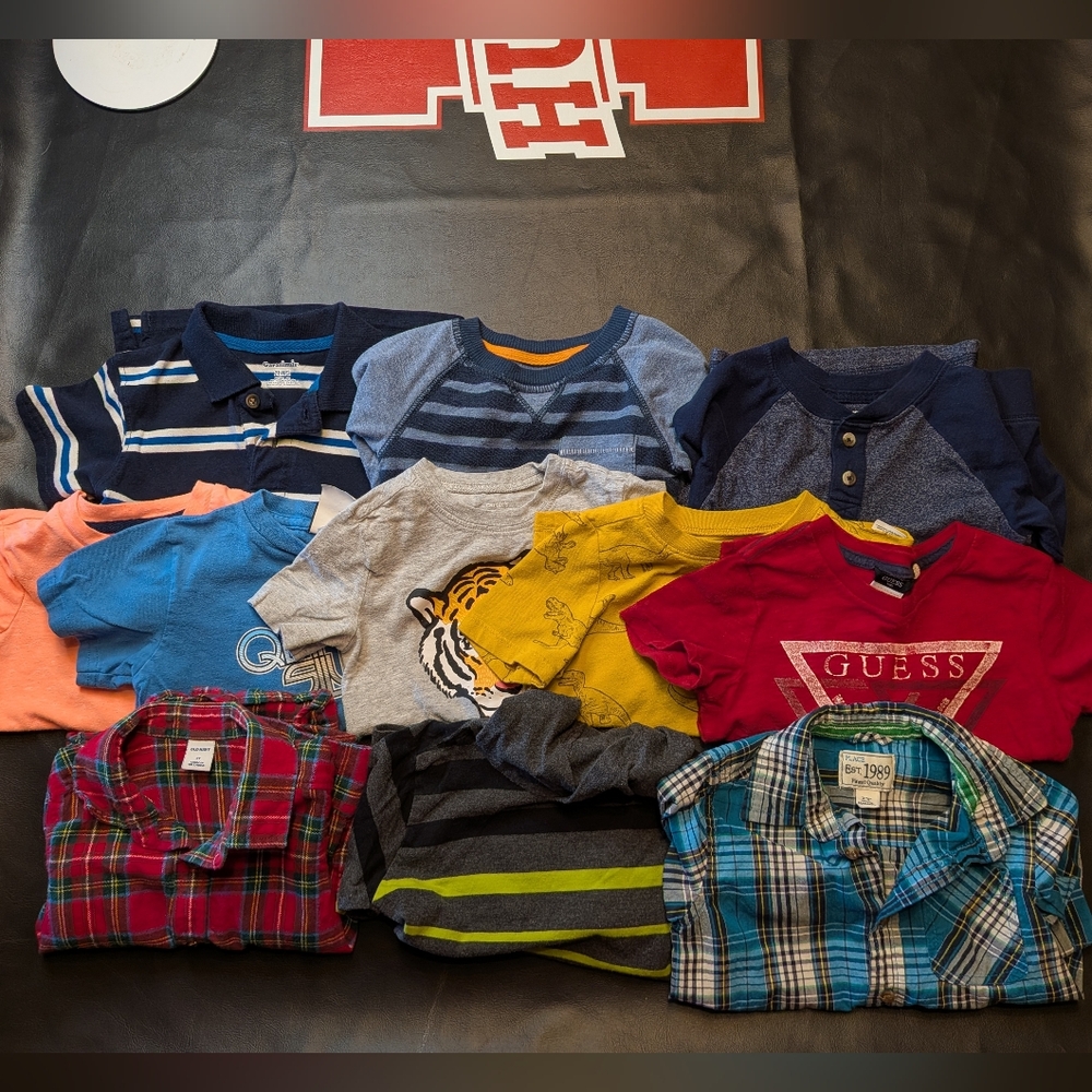 11 Piece 2T Boys Shirt Bundle